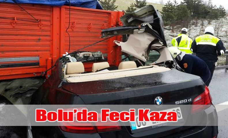 Bolu trafik kazası