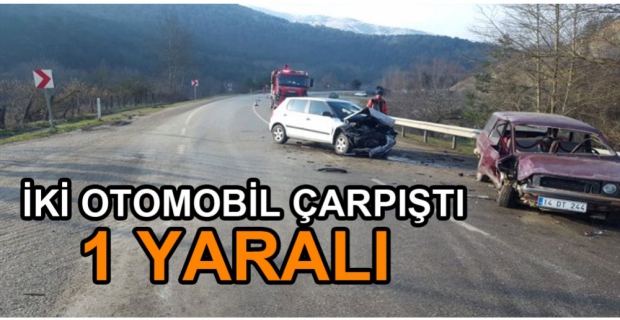 Taşkesti’de Trafik Kazası 1 Yaralı